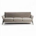 Fabric sofa with minimalist design and tapered legs 83 x 35 x 33 inches